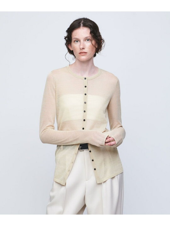 楽天市場】【SALE／30%OFF】＜AEWEN MATOPH＞シアー ラメ カーディガン 