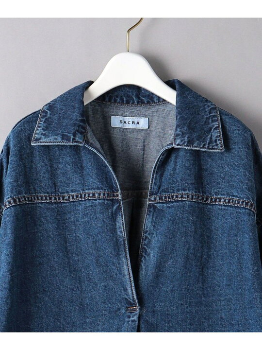 楽天市場】【SALE／40%OFF】＜SACRA(サクラ)＞デニム ワンピース  