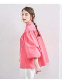 【SALE／60%OFF】タフタ ボリュームギャザー ブラウス UNITED ARROWS ユナイテッドアローズ トップス シャツ・ブラウス ホワイト ピンク ブラック【RBA_E】【送料無料】[Rakuten Fashion]