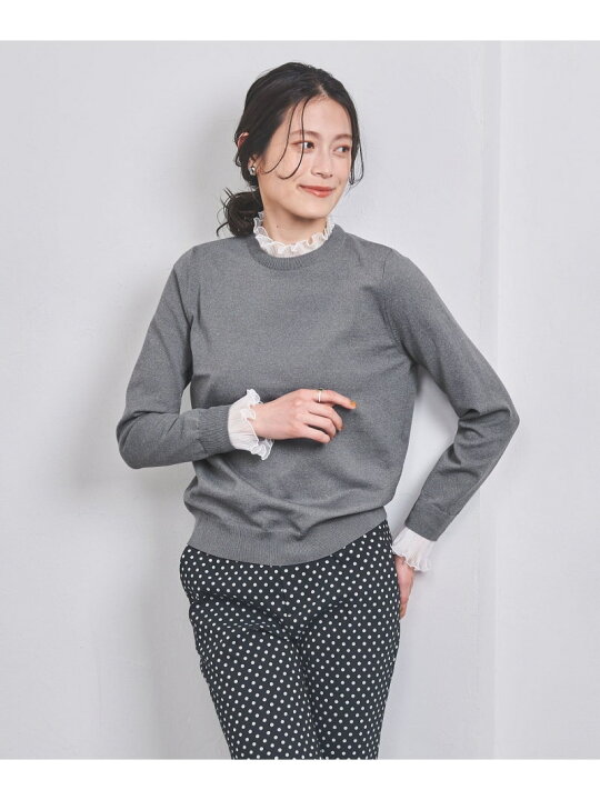 楽天市場】オーガンジープリーツ 4WAY ニット UNITED ARROWS 
