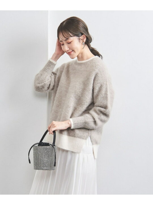 楽天市場】フォックスカシミヤ クルーネック ニット 24FW UNITED 