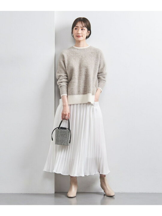 楽天市場】フォックスカシミヤ クルーネック ニット 24FW UNITED 