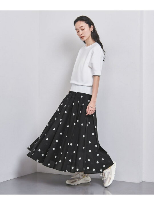 楽天市場】オーガンジー プリント プリーツスカート UNITED ARROWS 