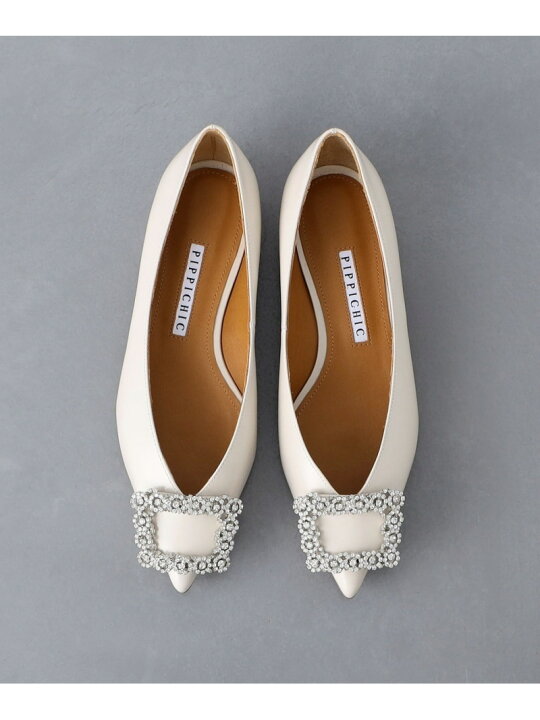 楽天市場】＜PIPPICHIC＞ANNA V JWL フラットシューズ UNITED ARROWS 