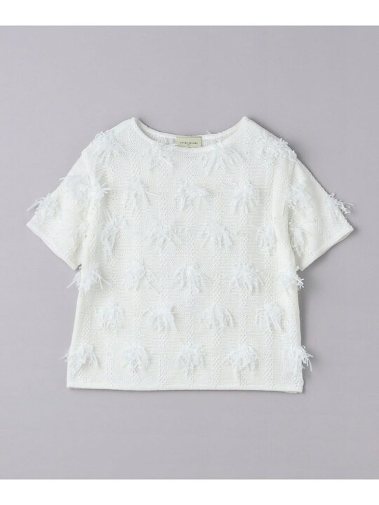 楽天市場】カット フリンジ ショートスリーブ ニット UNITED ARROWS 