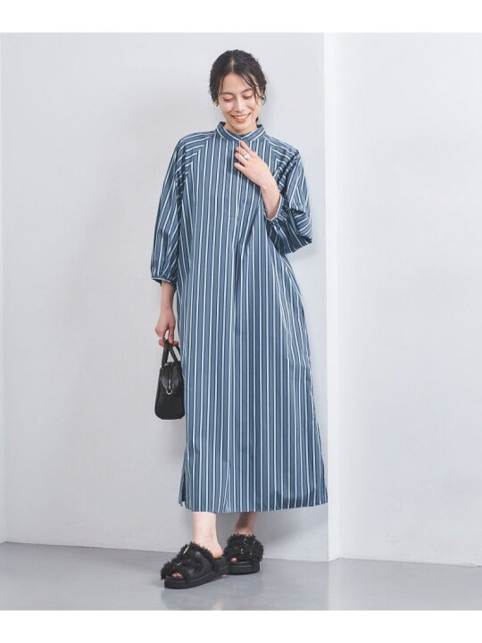 楽天市場】【別注】＜TICCA＞ストライプ シャツワンピース UNITED 