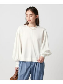 ポンチ バルーンスリーブ カットソー -ウォッシャブル- UNITED ARROWS ユナイテッドアローズ トップス カットソー・Tシャツ グレー ホワイト ブラック【送料無料】[Rakuten Fashion]