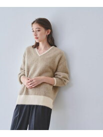 【＋30％ポイントバック】フォックスカシミヤ Vネック ニット UNITED ARROWS ユナイテッドアローズ トップス ニット ブラック【送料無料】[Rakuten Fashion]
