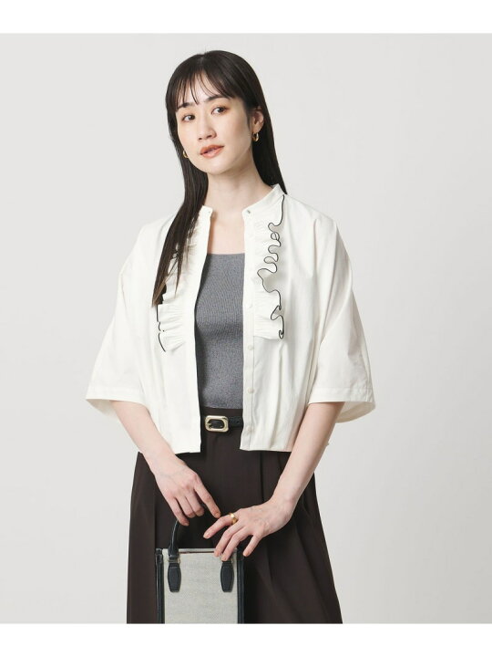 楽天市場】【SALE／30%OFF】メロー フリル シャツ ブラウス -防しわ 
