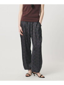 ＜TICCA＞プリント イージーパンツ UNITED ARROWS ユナイテッドアローズ パンツ その他のパンツ ブラウン ネイビー【送料無料】[Rakuten Fashion]