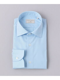 イージーケア AG ブロードセミワイド シャツ -抗菌防臭- UNITED ARROWS ユナイテッドアローズ トップス シャツ・ブラウス ホワイト ブルー【送料無料】[Rakuten Fashion]