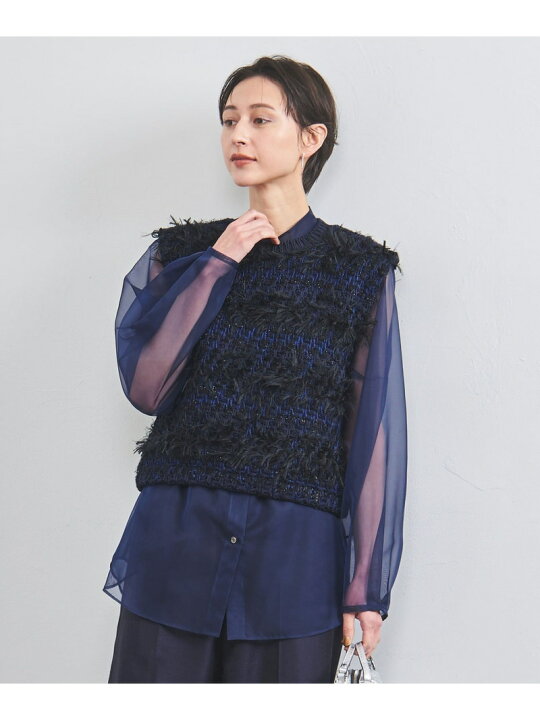楽天市場】ミックスヤーン ニットベスト UNITED ARROWS ユナイテッド 