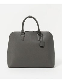 レザー ラウンド ブリーフケース UNITED ARROWS ユナイテッドアローズ バッグ ビジネスバッグ・ブリーフケース ネイビー グレー ブラック【送料無料】[Rakuten Fashion]