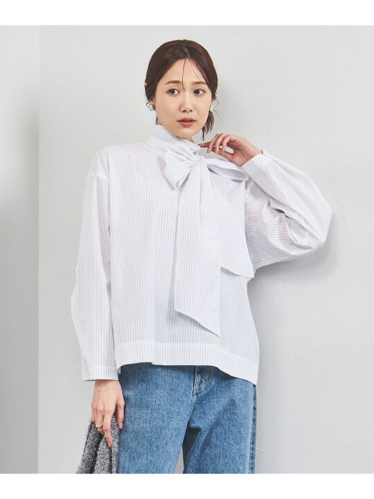 楽天市場】C ビッグリボン ボウタイ ブラウス UNITED ARROWS 