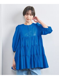 【SALE／40%OFF】ティアード 6SL ブラウス UNITED ARROWS ユナイテッドアローズ トップス シャツ・ブラウス ブラック ホワイト【RBA_E】【送料無料】[Rakuten Fashion]