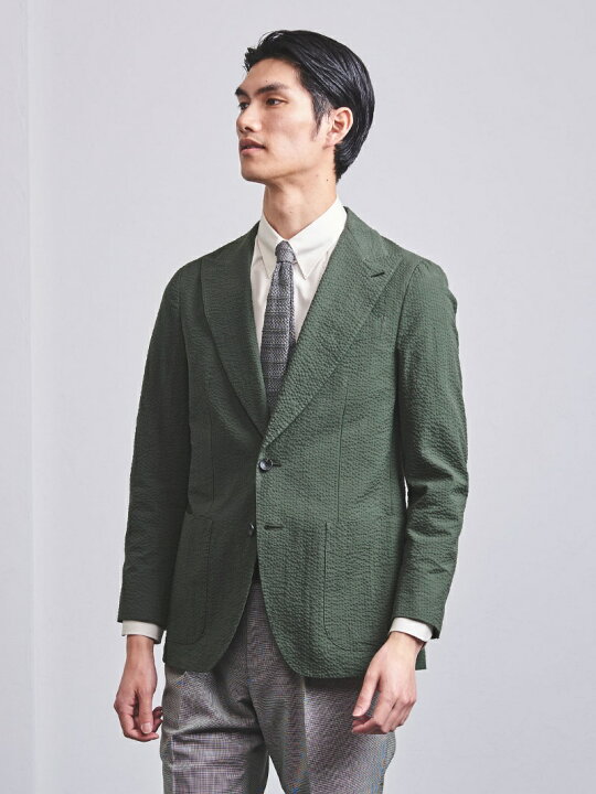 楽天市場】【SALE／50%OFF】CARUSO シアサッカー ピークドラペル 2B 