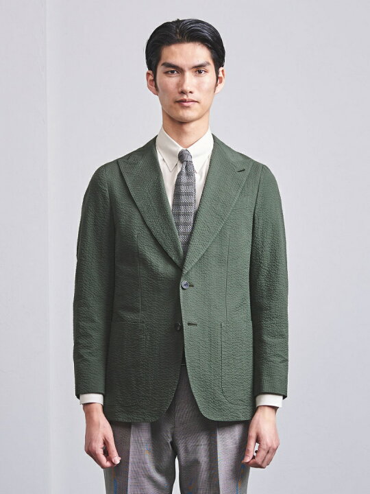 楽天市場】【SALE／50%OFF】CARUSO シアサッカー ピークドラペル 2B 