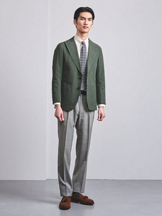 楽天市場】【SALE／50%OFF】CARUSO シアサッカー ピークドラペル 2B 