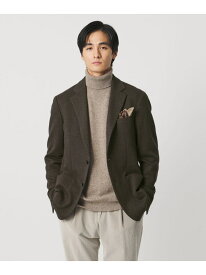 【SALE／30%OFF】ヘリンボーン ジャージ シングル2ボタン テーラードジャケット COMFORT EASY-MODEL UNITED ARROWS ユナイテッドアローズ ジャケット・アウター テーラードジャケット・ブレザー ブラウン【RBA_E】【送料無料】[Rakuten Fashion]
