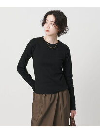 コットン フライス ロング カットソー UNITED ARROWS ユナイテッドアローズ トップス カットソー・Tシャツ ホワイト ブラック【送料無料】[Rakuten Fashion]