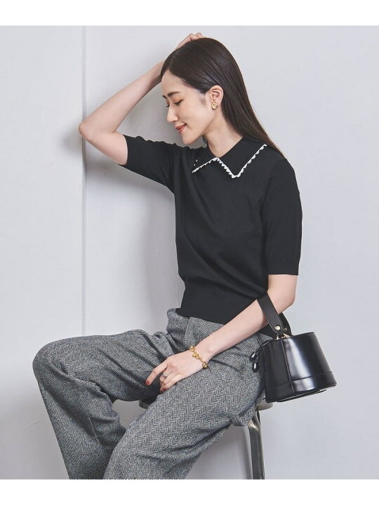 楽天市場】レースカラーレディ ニット UNITED ARROWS ユナイテッド 