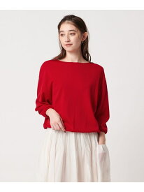 LIGHT フライス カットソー UNITED ARROWS ユナイテッドアローズ トップス カットソー・Tシャツ レッド ブラック【送料無料】[Rakuten Fashion]