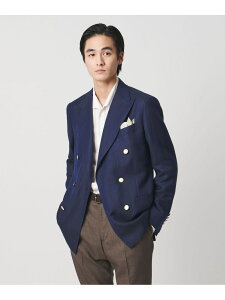 Vitale Barberis Canonico �E�[�����l�� �J���[ �_�u�� 6�{�^�� �u���U�[ UNITED ARROWS ���i�C�e�b�h�A���[�Y �W���P�b�g�E�A�E�^�[ �e�[���[�h�W���P�b�g�E�u���U�[ �l�C�r�[�y���������z[Rakuten Fashion