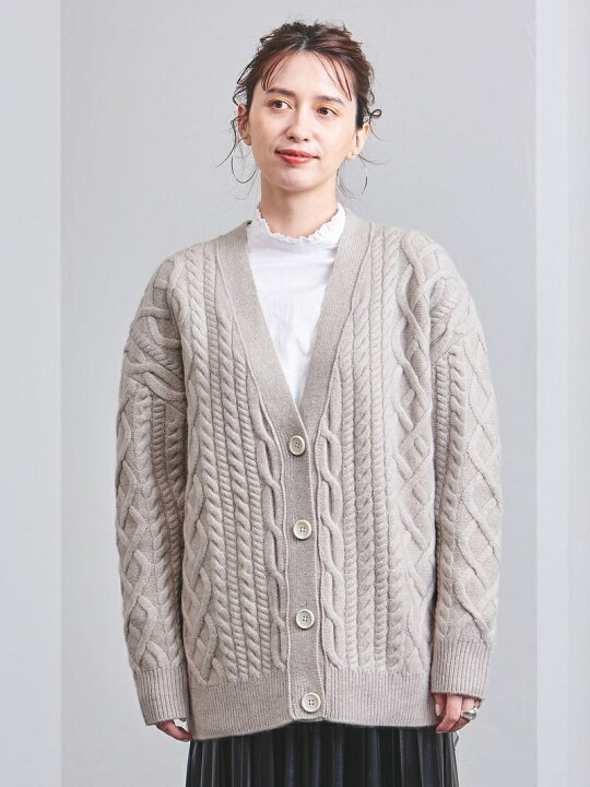 楽天市場】【SALE／40%OFF】UWSC ケーブル Vネック カーディガン  