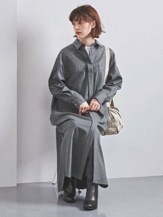 楽天市場】【SALE／40%OFF】＜SACRA(サクラ)＞シャツワンピース UNITED 