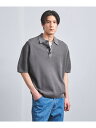 【SALE／30%OFF】バーズアイ ニット ポロシャツ UNITED ARROWS ユナイテッドアローズ トップス ポロシャツ ブラック ワインレッド グリーン グレー【RBA_E】【送料無料】[Rakuten Fashion]