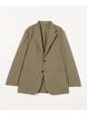 ＜District＞ ポリエステル シングル 2ボタン テーラードジャケット UNITED ARROWS ユナイテッドアローズ ジャケット・アウター テーラードジャケット・ブレザー ブラック ブラウン ベージュ【送料無料】[Rakuten Fashion]