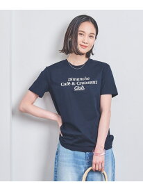 【一部別注】＜Les Petits Basics＞DIMANCHE Tシャツ UNITED ARROWS ユナイテッドアローズ トップス カットソー・Tシャツ ネイビー ホワイト【送料無料】[Rakuten Fashion]