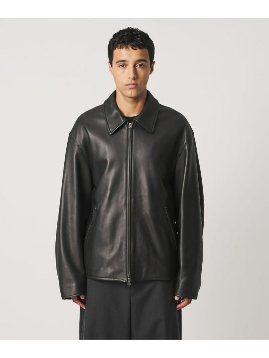 楽天市場】＜LOEFF＞ ラムレザー バイカー ジャケット UNISEX LOEFF 