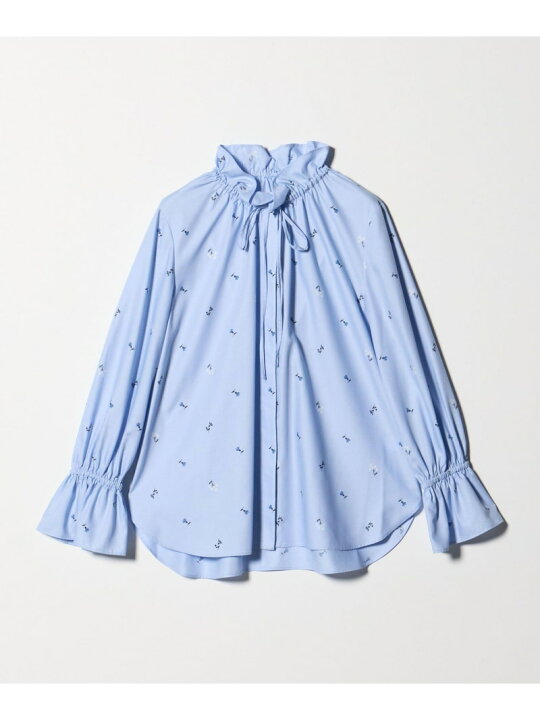 フリルカラー フレアスリーブ ブラウス UNITED ARROWS ユナイテッド 