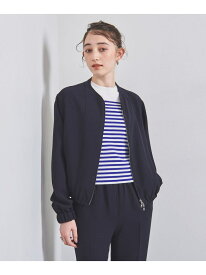 COMFY ノーカラー ジップアップ ジャケット UNITED ARROWS ユナイテッドアローズ ジャケット・アウター ブルゾン・ジャンパー ブラック ネイビー【送料無料】[Rakuten Fashion]