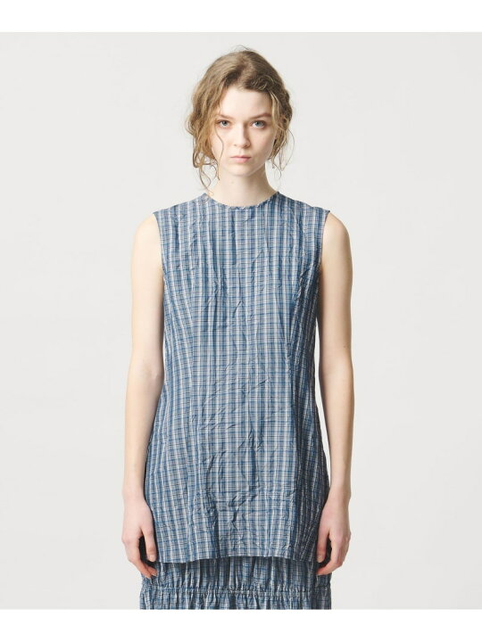 楽天市場】【SALE／30%OFF】＜LOEFF＞チェック ノースリーブ ブラウス 