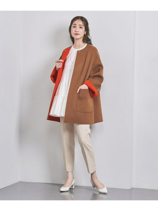 楽天市場】バイカラー リバー ミドルコート UNITED ARROWS 