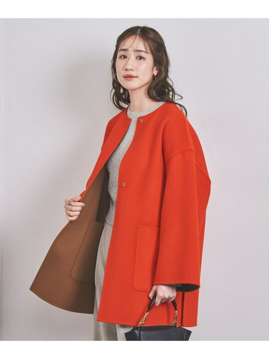 楽天市場】バイカラー リバー ミドルコート UNITED ARROWS 