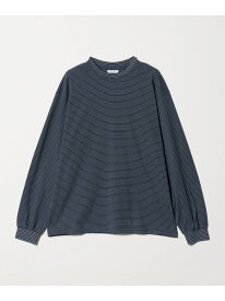 【別注】＜YONETOMI＞ ボーダー クルーネック ロングスリーブ Tシャツ UNITED ARROWS ユナイテッドアローズ トップス カットソー・Tシャツ ブラウン ネイビー グレー【送料無料】[Rakuten Fashion]