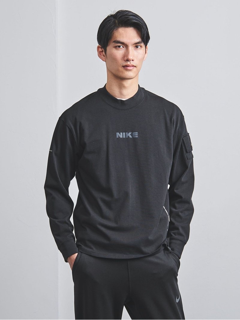 United Arrows メンズ カットソー ユナイテッドアローズ Nike ナイキ Nsw モックネック ロングスリーブ Tシャツ ブラック 送料無料 Rakuten Fashion