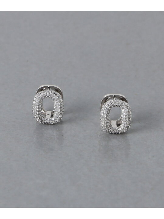 楽天市場】【SALE／30%OFF】ダブルスクエア パヴェ ピアス UNITED 