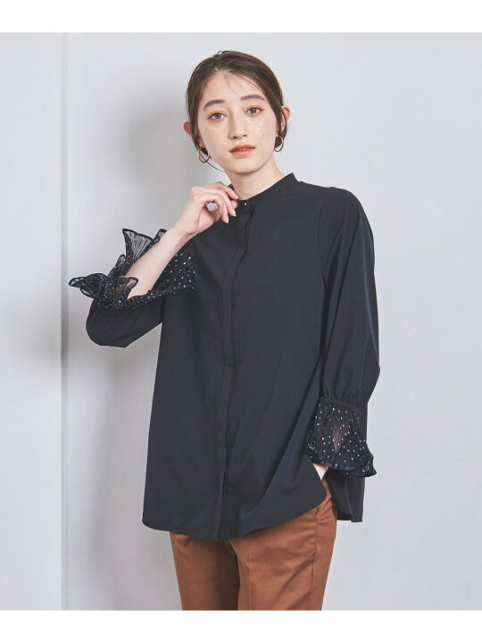 楽天市場】【SALE／40%OFF】オーガンジーカフス ブラウス UNITED 