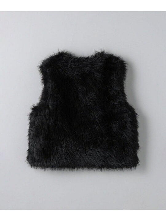 楽天市場】【SALE／40%OFF】フェイクファー ショートベスト UNITED 