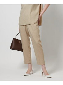 Spiree IAS タック テーパードパンツ -接触冷感・UVカット・ストレッチ・ウォッシャブル- UNITED ARROWS ユナイテッドアローズ パンツ その他のパンツ ネイビー ホワイト【送料無料】[Rakuten Fashion]