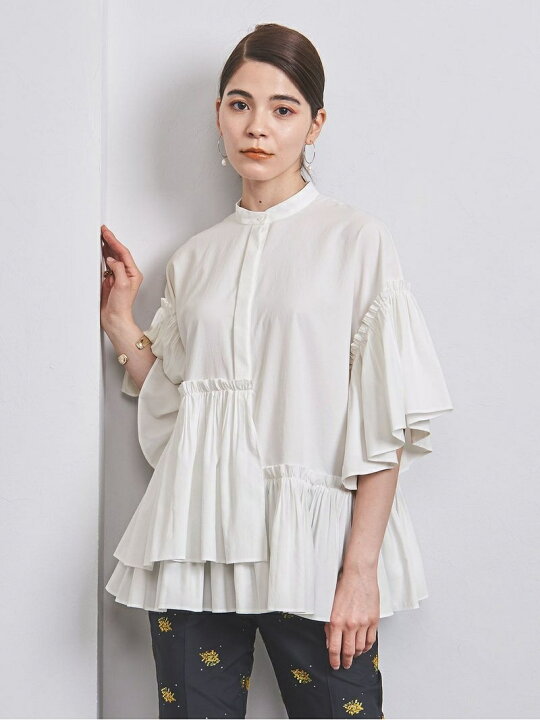 楽天市場】＜UNITED ARROWS＞イレギュラーフリル ブラウス UNITED 