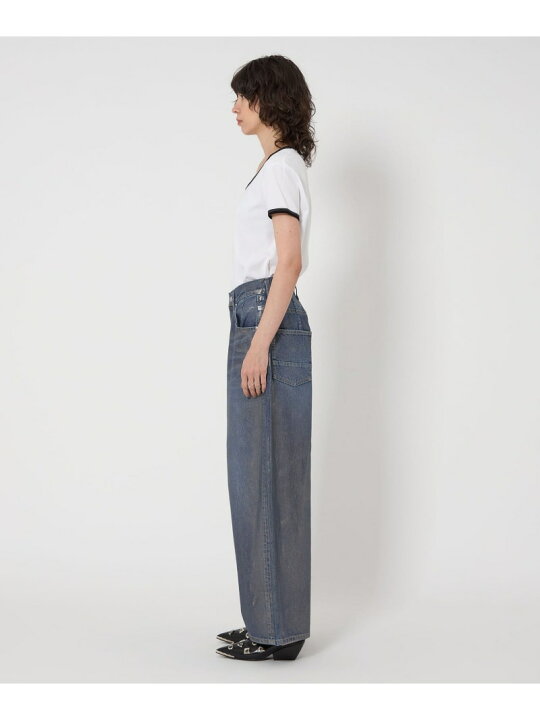 楽天市場】＜ASTRAET＞コーティング BIG バルーンデニムパンツ UNISEX 