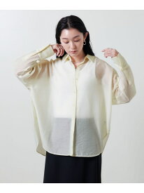 【SALE／30%OFF】＜MARW UNITED ARROWS＞シアー シャツ MARW UNITED ARROWS ユナイテッドアローズ トップス シャツ・ブラウス ブラウン ホワイト グレー【RBA_E】【送料無料】[Rakuten Fashion]