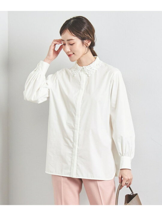 楽天市場】レディ レースカラー 2WAYブラウス UNITED ARROWS 