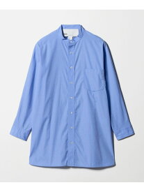 ＜TICCA＞ノーカラー テントライン シャツ UNITED ARROWS ユナイテッドアローズ トップス シャツ・ブラウス ブラック ブルー【送料無料】[Rakuten Fashion]
