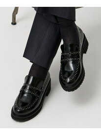 スタッズ ローファー UNITED ARROWS ユナイテッドアローズ シューズ・靴 ローファー ブラック【送料無料】[Rakuten Fashion]